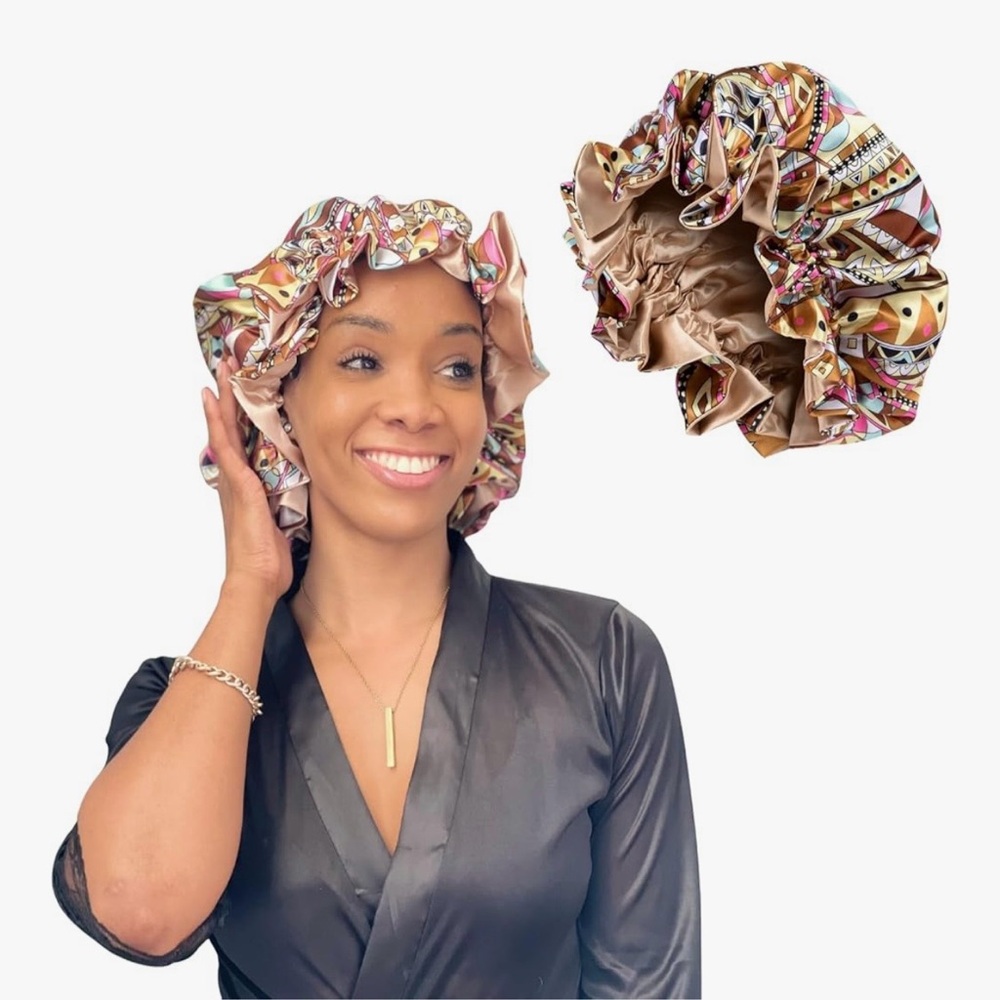 JUST IN! Colorful Satin Hair Bonnet